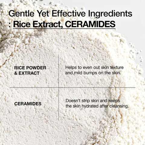 ANUA Rice Enzyme Brightening Cleansing Powder, Rice Mask, Ceramide, Gentle Face Wash for Brightening, Radiant Skin, Facial Cleanser for Dry Skin, Korean Skincare, Fragrance Free, 40g/1.41fl.oz. - Image 5