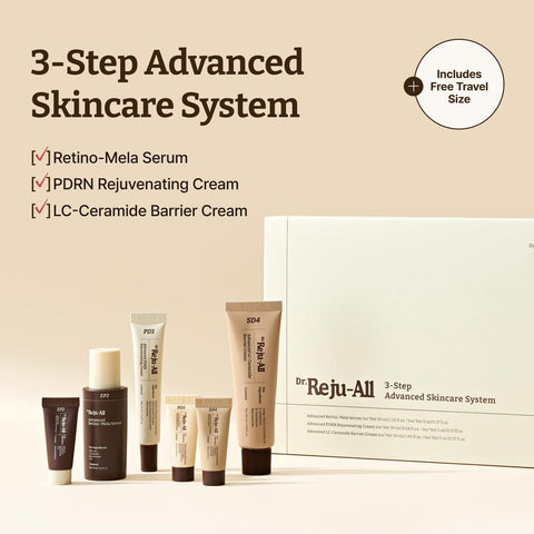 Dr.Reju-All Advanced Skincare System - Complete Gift Set with HPR Retinol Serum, PDRN Cream, Ceramide Barrier Cream - Korean Skin Care Set, Travel Size Included - Daily Anti-Aging Skincare Routine - Image 2