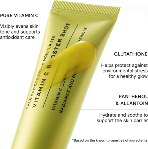 Arencia Vitamin C Booster Shot Serum with Glutathione, Niacinamide and Vitamin E for Dark Spot Care, Fine Lines & Wrinkles, Glass Skin, Korean Skincare 30ml/1.01 fl.oz - Image 5
