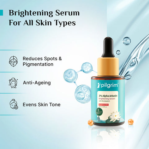Pilgrim 2% Alpha Arbutin Brightening Serum- 30 ml