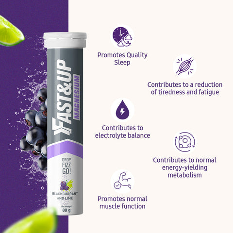 FAST & UP MAGNESIUM BLACKCURRANT LIME 20 TABLETS