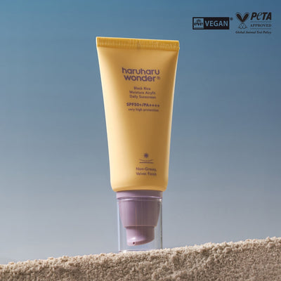 Haruharu Wonder Black Rice Moisture Airyfit Daily Sunscreen SPF50+/PA++++, 50ml - Image 4