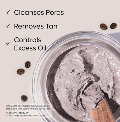 mCaffeine Naked & Raw Coffee Face Mask - 100g - Image 3