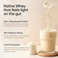 Wellbeing Nutrition Whey Protein Isolate - Unflavoured, 1 Kg, 28 Servings - Image 4