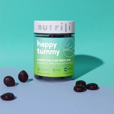 Nutrilli Happy Tummy Vitamin Gummies - 60 Vegan Gummies for Gut Health & Probiotics - Image 8