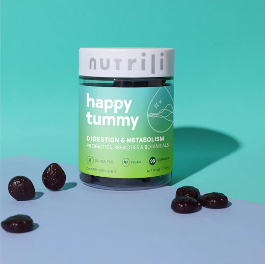 Nutrilli Happy Tummy Vitamin Gummies - 60 Vegan Gummies for Gut Health & Probiotics - Image 8