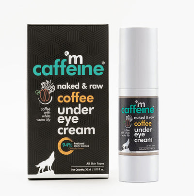 mCaffeine Naked & Raw Coffee Under Eye Cream with White Water Lily - 30 ml