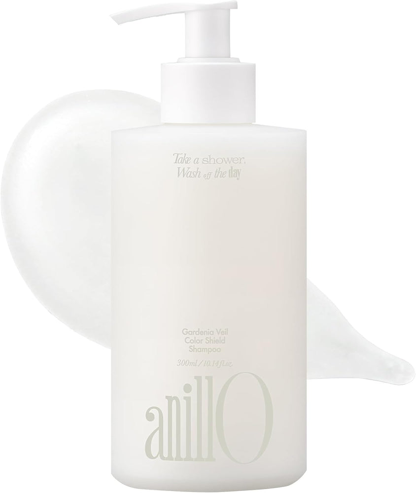 Anillo Gardenia Veil Color Shield Shampoo – Color-Treated Hair Care with Vegan Collagen, Protein Complex & White Bloom – Shine Enhancing, Damage Repair, Sulfate & Silicone-Free – 300ml / 10.1 fl oz