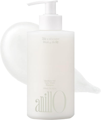 Anillo Gardenia Veil Color Shield Shampoo – Color-Treated Hair Care with Vegan Collagen, Protein Complex & White Bloom – Shine Enhancing, Damage Repair, Sulfate & Silicone-Free – 300ml / 10.1 fl oz