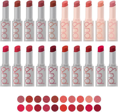rom&nd Zero Matte Lipstick 3g, 19 RED SURFER, Intense Color, Highly Pigmented, Last All Day, Weightless, Smooth Velvet Texture, Matte Finish, Without Drying or Flaking, Ultra-Adhesive Formula - Image 4