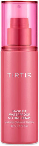 TIRTIR Waterproof Setting Spray – 24 Hour Long Lasting Fix, Sweatproof Water Resistant Makeup Finisher – Ethanol Free, Semi Matte Finish for Oily Skin – Korean Makeup Fixer