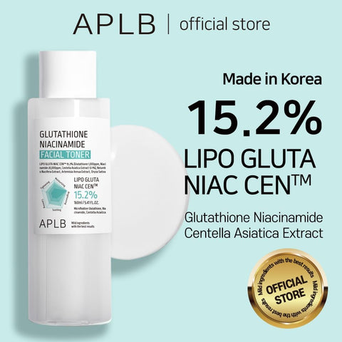 APLB Glutathione Niacinamide Facial Toner | LIPO GLUTA NIAC CEN™ 15.2% 5.41 FL.OZ/Korean Skincare, Replenishing moisture, Revitalize for gentle and improve skin texture through Niacinamide - Image 2