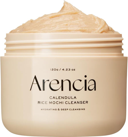 Arencia Calendula Rice Mochi Fresh Cleanser - Moisturizing, Brightening & Deep-Cleansing (120g)