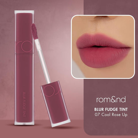 rom&nd BLUR FUDGE TINT 07 COOL ROSE UP - Image 3