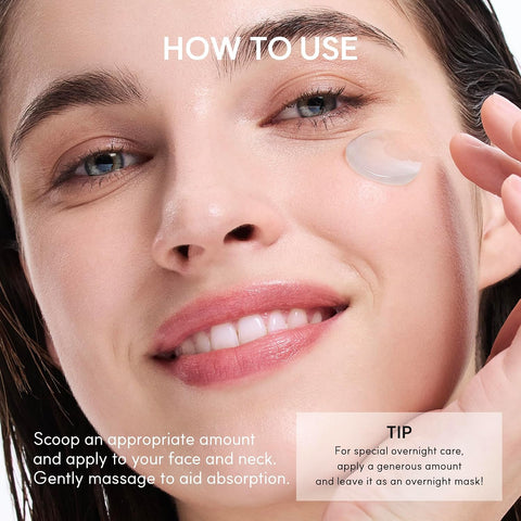Glow Hyssop Overnight Face Mask Serum - hydrating & Anti-Aging Serum for younger looking Korean Glass Skin, 30% Vitamin A, C, E, 10% Niacinamide, Peptide - Image 7