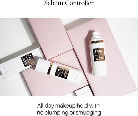 d'Alba Blanc de Runway All Day Serum Fine Mist Make-Up Fixer, Sebum Controller Complex for Long-Lasting Makeup and a Dewy Glow with Hyaluronic Acids Complex, Vegan Formula 80ml - Image 6