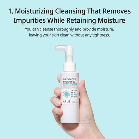 APLB Glutathione Niacinamide Cleansing Oil | LIPO GLUTA NIAC OIL™ 73.8% - Image 8