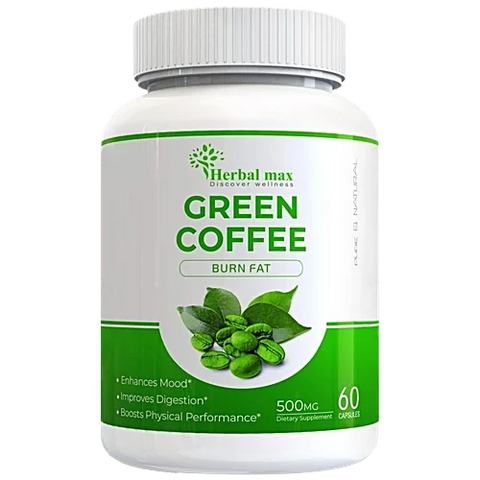 Herbal Max Green Coffee Beans Extract Capsules 60