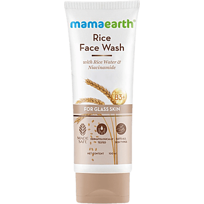 Mamaearth Rice Face Wash with Rice Water & Niacinamide 100 ml