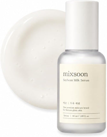 mixsoon Soybean Milk Serum - Milk Moisturizer, Face Milk, Hydrating and Firming for Face, Nourishing Formula for Smooth Skin 50ml / 1.69 fl.oz. Korean Glass Skin Care