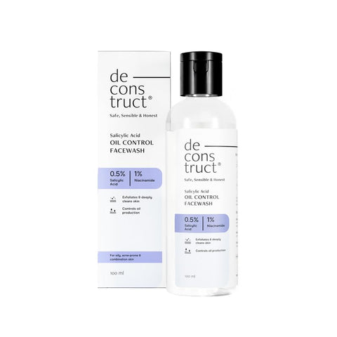 Deconstruct Salicylic Acid Oil Control Face Wash 100 ml