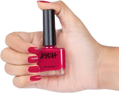Nykaa Wedding Edition Nail Enamel - Cherry On Top, 9 ml - Image 2