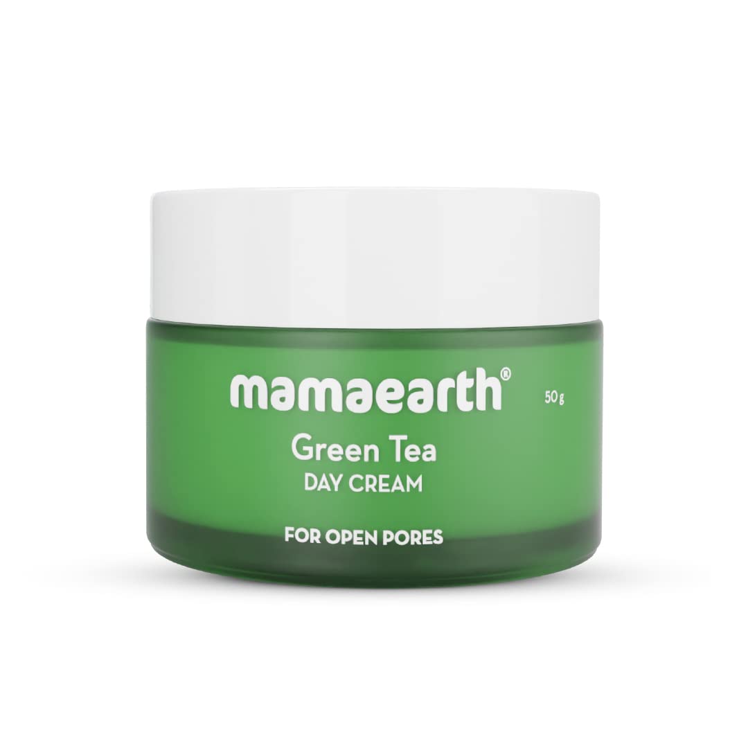 Mamaearth Green Tea Day Cream With Green Tea & Collagen For Open Pores 50 g