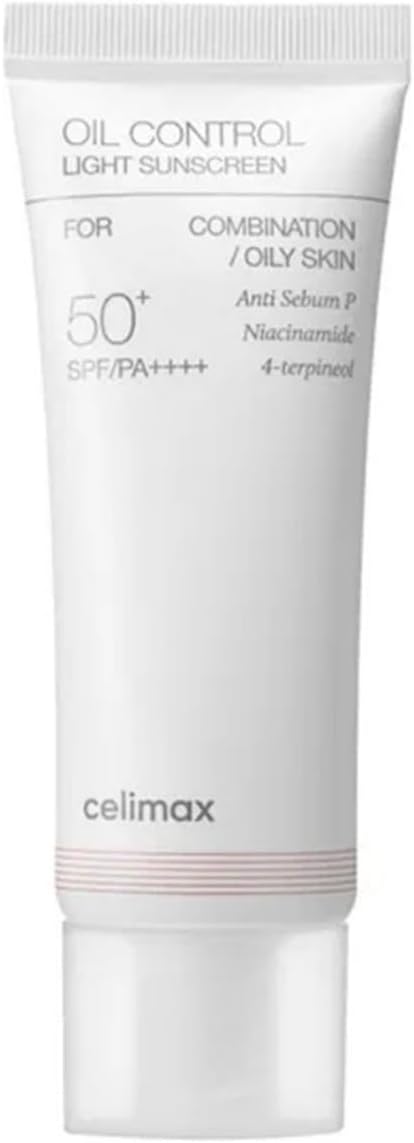 Celimax Oil Control Light Sunscreen SPF 50+ PA++++ - 40ml, Hybrid Formula