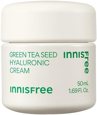 Innisfree Green Tea Seed Hyaluronic Face Moisturiser Cream, 50ml