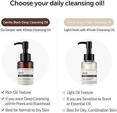 Dear Klairs Gentle Black Fresh Cleansing Oil - 150 mL - Image 6