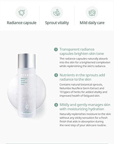 Hayejin Blessing of Sprout Radiance Toner 120ml - Face Serums & Treatments - Image 3