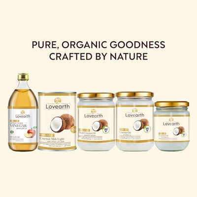 Lovearth Organic Coconut Cream - Herbal & Ayurvedic 400ml - Image 4