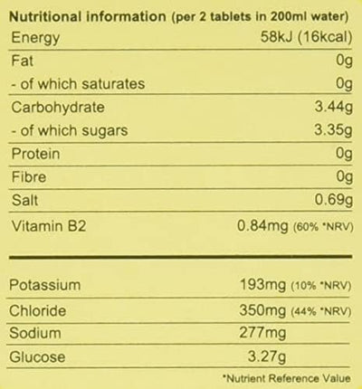 ORS Hydration Natural Lemon Electrolyte Tablets, Vegan & Gluten-Free - 36 Tablets - Image 3