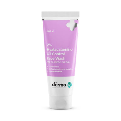 The Derma Co 2% Hyalacalamine Oil Control Face Wash - 100 ml