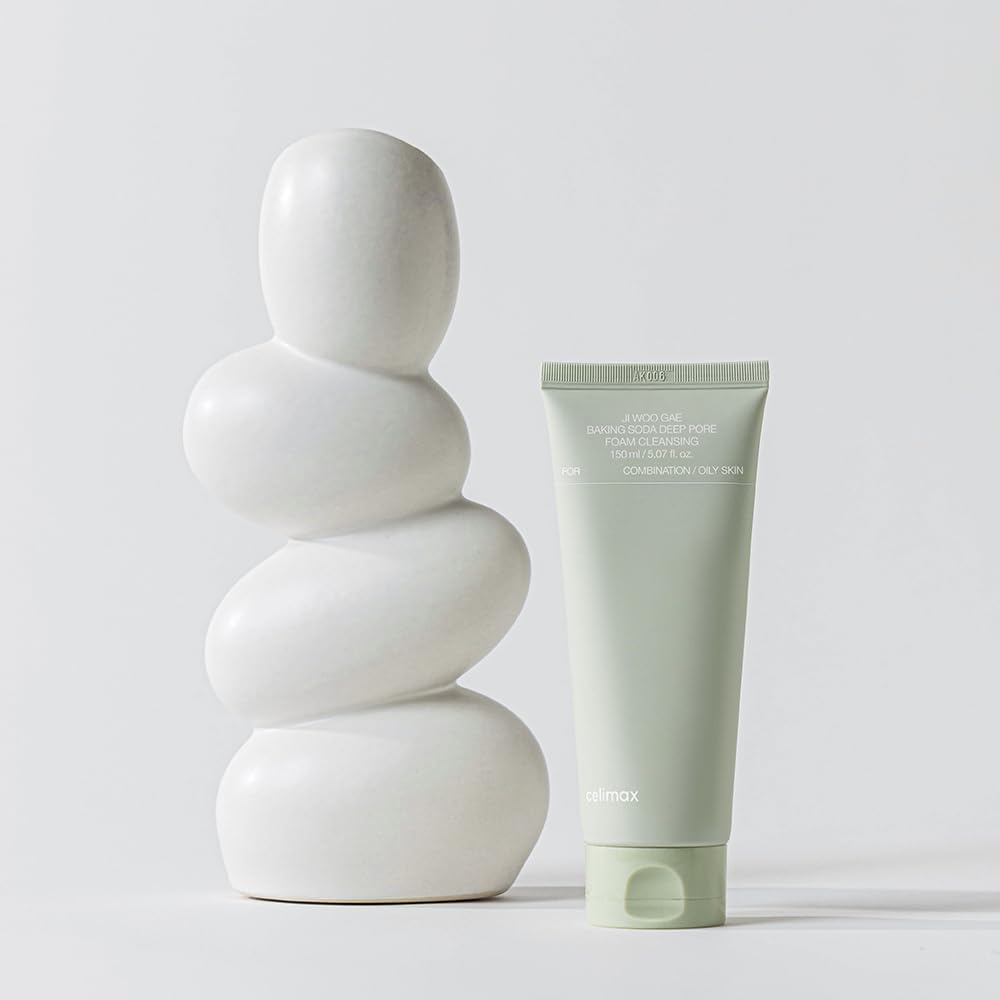 CELIMAX Ji Woo Gae Baking Soda Deep Pore Foam Cleanser - 150ml - Image 3