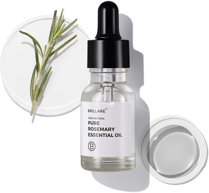 Brillaire Pure Rosemary Essential Oil - 100% Natural Topical Hair Treatment - 15ml - Image 2