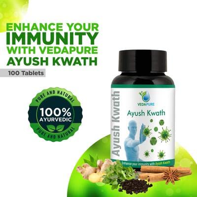 Vedapure Ayush Kwath - Herbal Ayurvedic Blend, 100g - Image 3