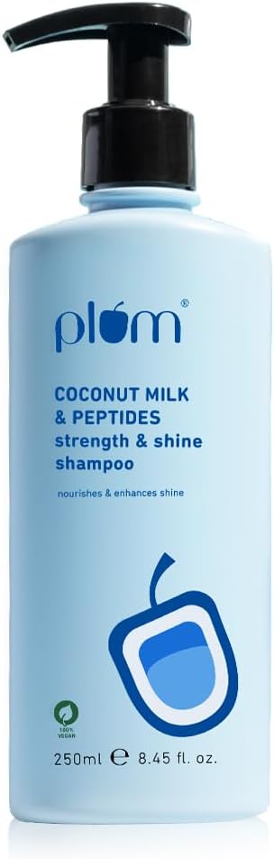 Plum Coconut Milk & Peptides Strength & Shine Shampoo | 250ml | Full Size