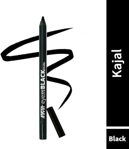 Nykaa Eyem BLACK Kajal With Free Nykaa Sharpener