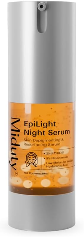 Miduty EpiLight Night Serum - Anti-Pigmentation & Skin Brightening, 5% Niacinamide - 30ml