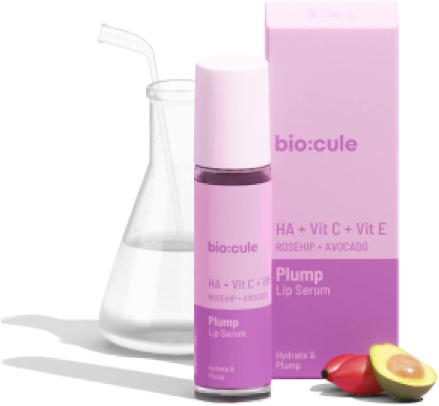 Biocule Plump Lip Serum with HA, Vitamin C & E - 10ml