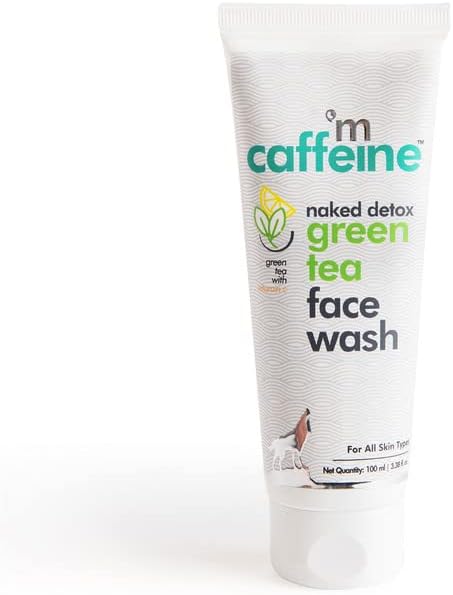 mCaffeine Naked Detox Green Tea Face Wash (100 ml)