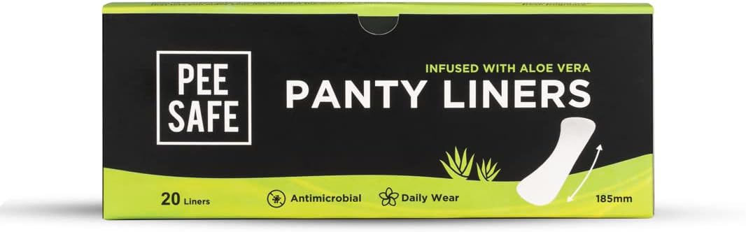 Pee Safe Feminine Panty Liners with Aloe Vera - XL 20 Pack - Image 2