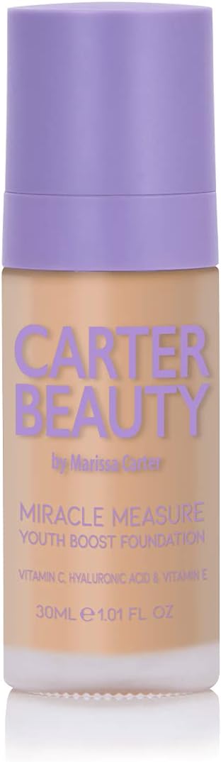 Carter Beauty Miracle Measure Youth Boost Foundation - Caramel Chew, 30ml - Image 3