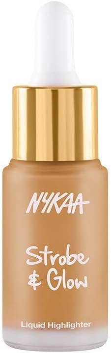 Nykaa Strobe & Glow Liquid Highlighter - Gold Mine 30ml - Image 2