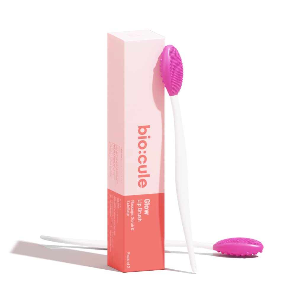Biocule Glow Lip Brush - Colour Cosmetics, Pack of 2