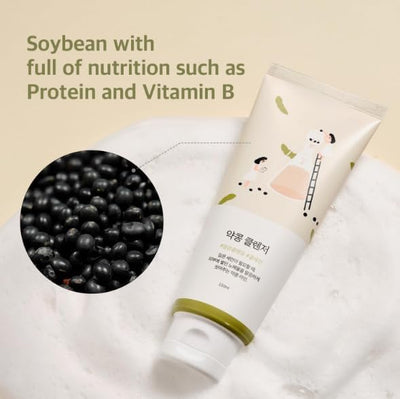 Round Lab Soybean Face Cleanser - Deep Cleansing Scrub, 150ml - Image 4