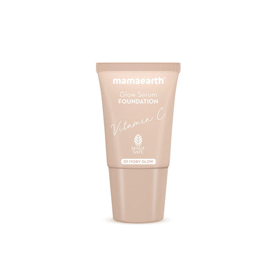 Mamaearth Glow Serum Foundation-01 Ivory Glow 18 ml