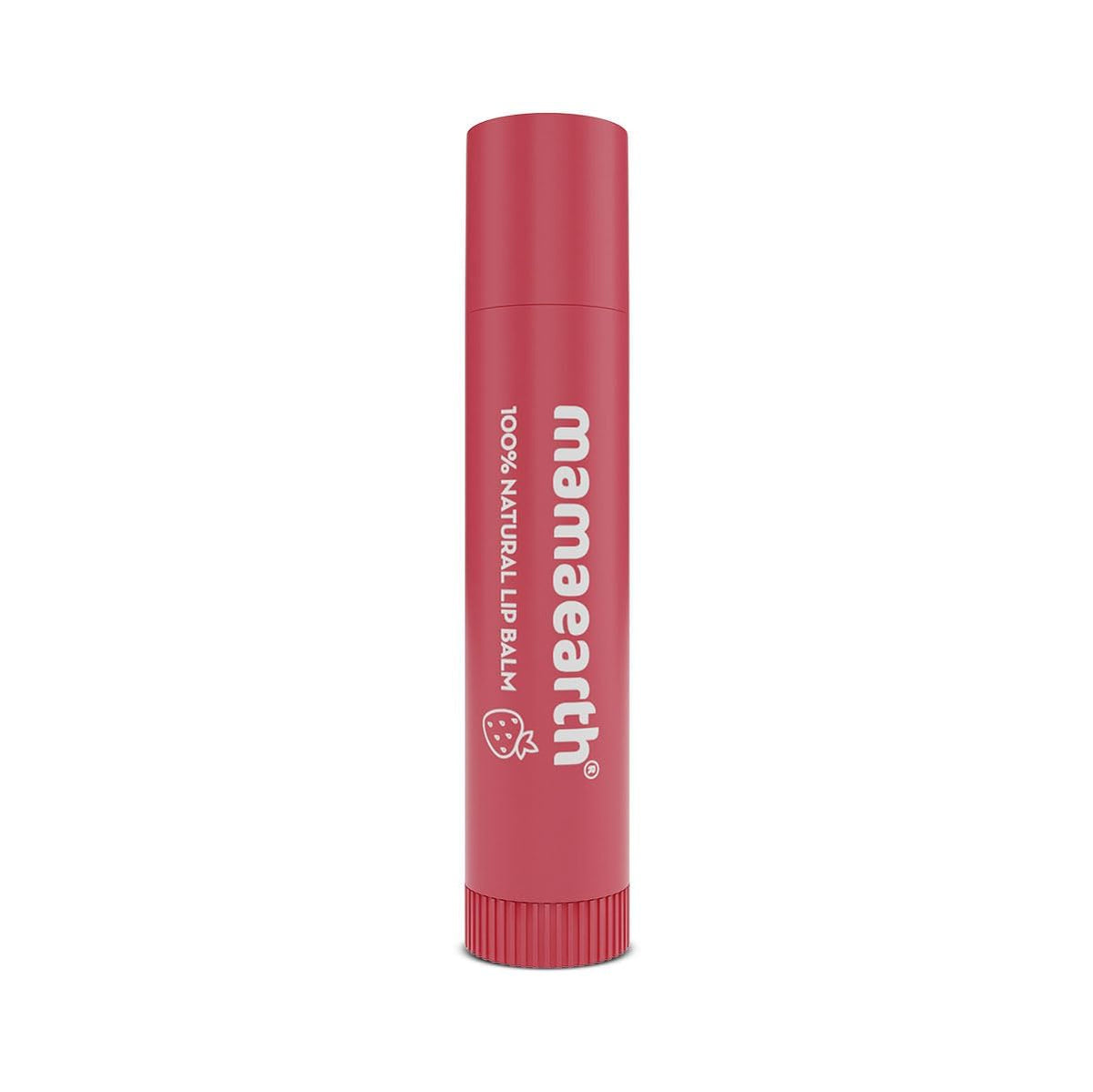 Mamaearth 100% Natural Lip Balm with Vitamin E & Strawberry - 4g