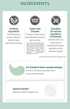 Hayejin Pale Green Pastel Eye Mask - Hydrating Mask & Exfoliator, 90g - Image 6